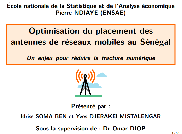 Optimisation de Réseaux 4G