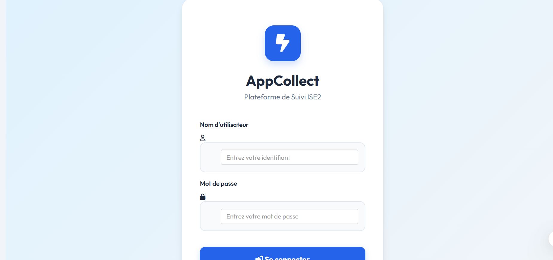 Dashboard Application de Collecte ODK